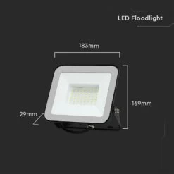 50w LED Floodlight In Cool White, With Samsung LEDs & A 5 Year Warranty -LED Downlights Store 10026 d