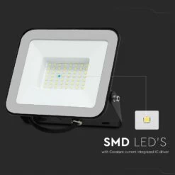 50w LED Floodlight In Cool White, With Samsung LEDs & A 5 Year Warranty -LED Downlights Store 10026 i1
