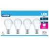 4 X 10w LED Bulbs, Bayonet - Daylight/Cool White