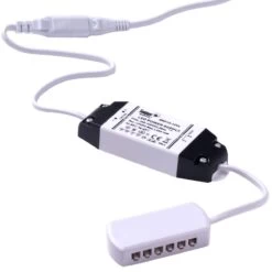 Pack Of 5 Wedge Shaped, LED Under-Cabinet/Shelf Lights Including Transformer - Cool Or Warm White 5 Pack Of 5 Wedge Shaped, LED Under-Cabinet/Shelf Lights Including Transformer - Cool Or Warm White -LED Downlights Store 15w led driver 1