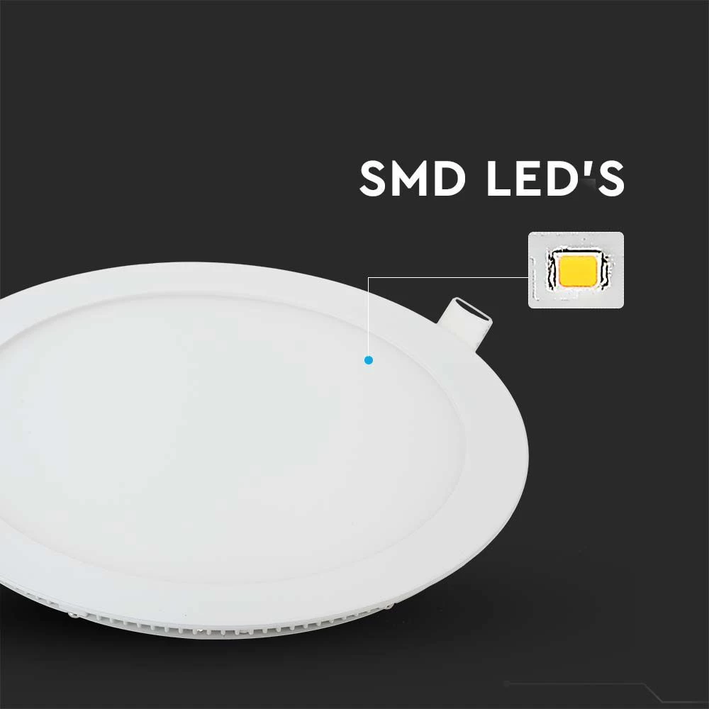 Pack Of 10 Round 12w LED Panel Light, 170mm Diameter 4 Pack Of 10 Round 12w LED Panel Light, 170mm Diameter - Image 4