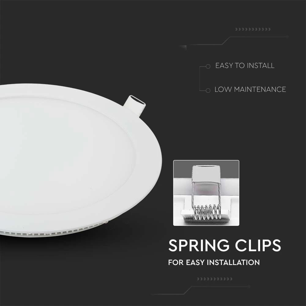 Pack Of 10 Round 12w LED Panel Light, 170mm Diameter 3 Pack Of 10 Round 12w LED Panel Light, 170mm Diameter - Image 3