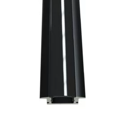 2m Black Aluminium Profile, Recessed With Cover And End Caps -LED Downlights Store 2875 product aluminum profile camera 4 compressed