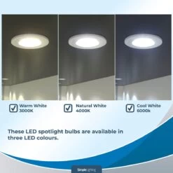 10 X 7.5w GU10 LED Spotlight With Samsung Chip & 5 Year Warranty -LED Downlights Store 355519912 vt 292 10pk layout 5