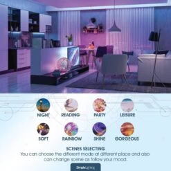 Pack Of 10 Smart GU10 Colour Changing RGB + W Bulb -LED Downlights Store 355588908 sha5286 4 3