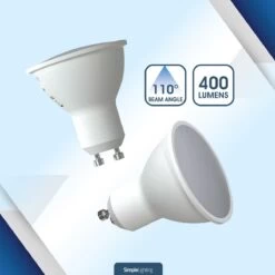 10 Pack GU10 LED Bulbs - 40w Replacement -LED Downlights Store 361536254 1687 10pk 3