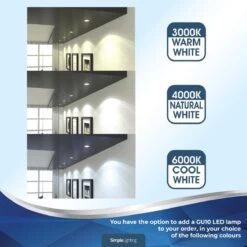 Pack Of 10 Tilt GU10 Fire Rated Downlights With A Brushed Chrome Finish 24 Pack Of 10 Tilt GU10 Fire Rated Downlights With A Brushed Chrome Finish -LED Downlights Store 373921430 frts 4