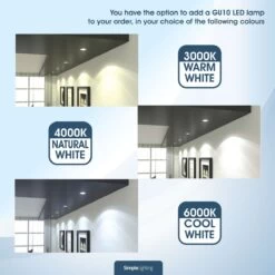 Pack Of 25 Die-Cast Tilt GU10 Fire Rated Downlights With A White Finish 20 Pack Of 25 Die-Cast Tilt GU10 Fire Rated Downlights With A White Finish -LED Downlights Store 373932689 frtw 4 1