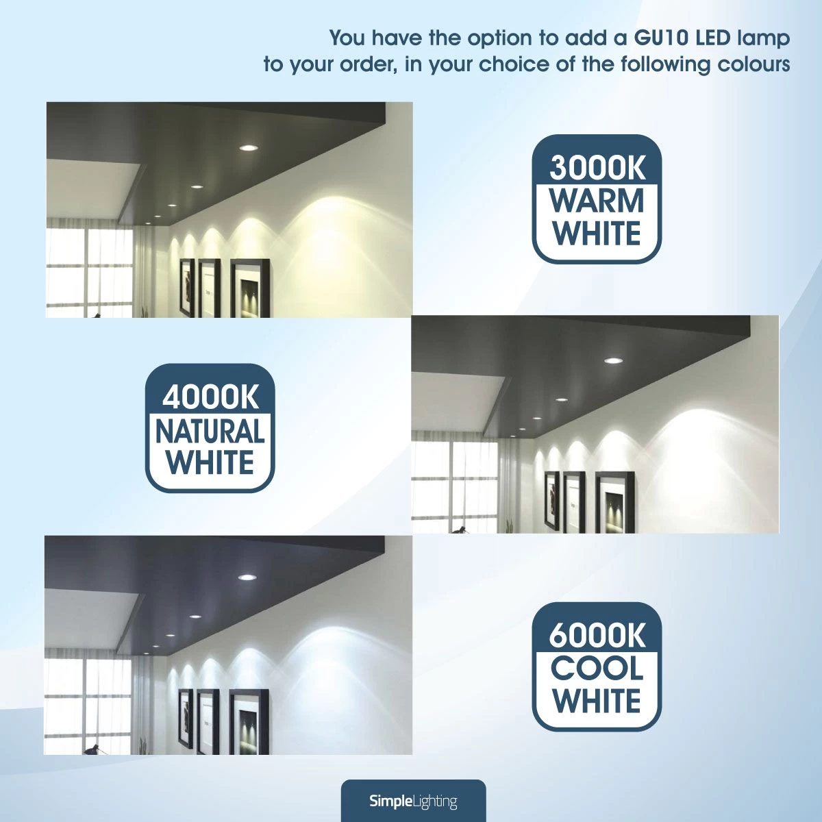 Pack Of 50 Die-Cast Tilt Fire Rated GU10 Downlights With A White Finish 3 Pack Of 50 Die-Cast Tilt Fire Rated GU10 Downlights With A White Finish - Image 3