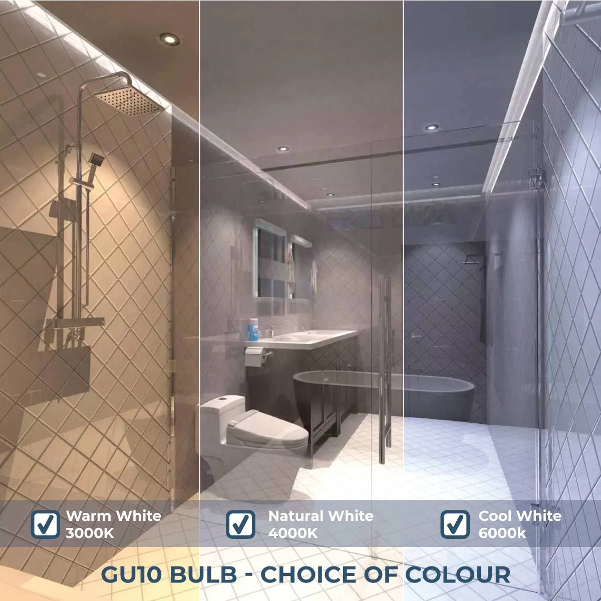 Pack Of 50 LED 10w GU10 Bulbs In A Cool, Natural Or Warm White Light 4 Pack Of 50 LED 10w GU10 Bulbs In A Cool, Natural Or Warm White Light - Image 4