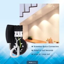 Pack Of 50 Tiltable Fire Rated GU10 Die-Cast Downlights With A Polished Chrome Finish -LED Downlights Store 375067952 frtc 3 2