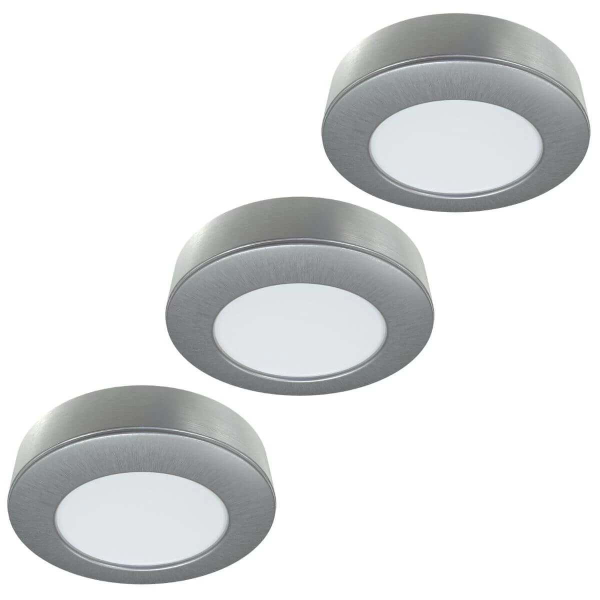 Pack Of 3 High Power Surface Mounted LED Under Cabinet Lights And Transformer 1 Pack Of 3 High Power Surface Mounted LED Under Cabinet Lights And Transformer