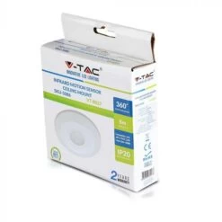 Slimline PIR Sensor, White Body -LED Downlights Store 5086 b 376