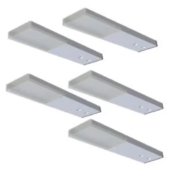 Pack Of 5 Sirius Grace LED Over/Under-Cabinet Lights With 15w LED Driver
