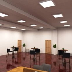 40w Surface Mounted LED Profile, Natural White -LED Downlights Store 600x600 surface mounted led panel light product lifestyle nw camera 2 compressed