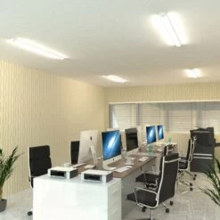 4 Foot, 1200mm LED Batten 40w 4000K Natural White With Samsung Chips -LED Downlights Store 666 lifestyle 4000k compressed scene 2.1145