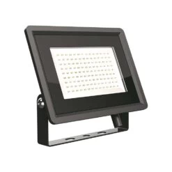 100w Black LED Floodlight In Cool White, 6500K