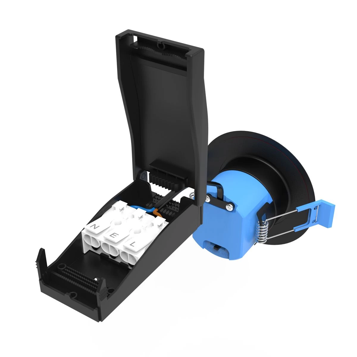 Pack Of 10 6w,10 Fire Rated Downlights, Matt Black 4 Pack Of 10 6w,10 Fire Rated Downlights, Matt Black - Image 4