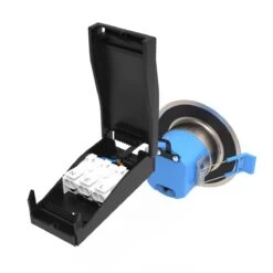 Pack Of 50 6w, Colour Adjustable Fire Rated Downlights, Brushed Chrome -LED Downlights Store 6w satin nickel led downlight with push fit connector 1