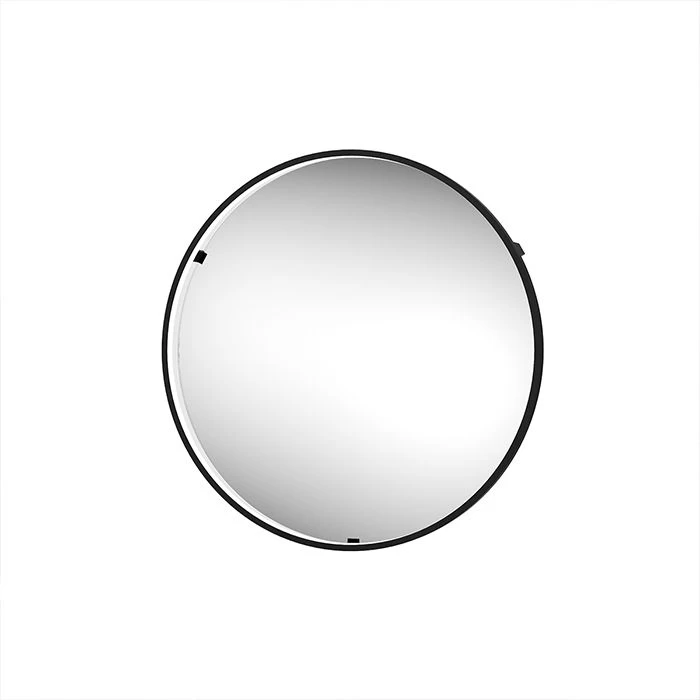 Aspect 600mm LED Bathroom Mirror, Matt Black With Demister Pad 1 Aspect 600mm LED Bathroom Mirror, Matt Black With Demister Pad