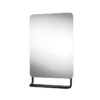 Harbour 800x500mm LED Bathroom Mirror, Black, With Shelf