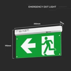 4in1, LED Emergency Exit Light, Self Test -LED Downlights Store 7675 d