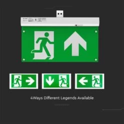 4in1, LED Emergency Exit Light, Self Test -LED Downlights Store 7675 i5