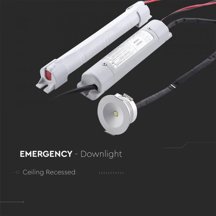 3w Small LED Emergency Downlight 2 3w Small LED Emergency Downlight - Image 2