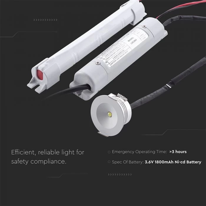 3w Small LED Emergency Downlight 4 3w Small LED Emergency Downlight - Image 4