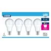 4 Pack - 9w LED Bulbs, B22 Bayonet Cap - Warm White