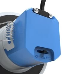 Pack Of 25 6w, Colour Adjustable Fire Rated Downlights, White -LED Downlights Store back of a 6w white led downlight 2