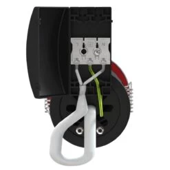 Pack Of 10 Fixed GU10 Die-Cast Fire Rated Downlights In A White Finish 25 Pack Of 10 Fixed GU10 Die-Cast Fire Rated Downlights In A White Finish -LED Downlights Store back of a white fixed gu10 die cast fire rated downlight