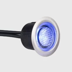 10 X 40mm IP67 LED Decking Lights - White, Warm White Or Blue LED -LED Downlights Store blue led decking light