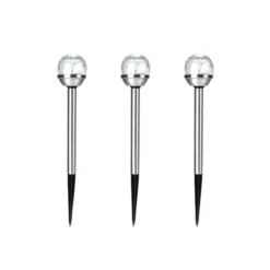 Pack Of 3 Bunbury Colour Changing LED Solar Stake Lights