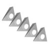 5 Pack - 230v, Mains Powered Triangle Under Cabinet Light