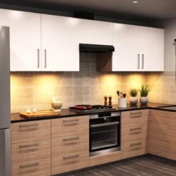 Recti Super Slim 5w LED Cabinet Light - Warm White 3000K -LED Downlights Store cab 5w f cct kitchen cabinet warm camera 2 compressed