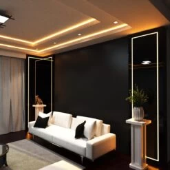 COB (Dotless) LED Strip Light Kit, Includes LED Driver -LED Downlights Store cob ip20 14w living room lifestyle ww camera 3 compressed 1