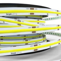 COB (Dotless) LED Strip Light Kit, Includes LED Driver -LED Downlights Store cob ip20 14w product no light camera 2 compressed