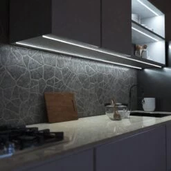 IP67 Dotless, Waterproof COB LED Strip , CRI 90, Cool, Natural Or Warm White Light -LED Downlights Store cob ip67 14w kitchen strip lighted only 6000k camera 3 compressed