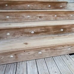 Pack Of 10 - LED Decking Lights. 15mm Diameter, White Or Blue LED 8 Pack Of 10 - LED Decking Lights. 15mm Diameter, White Or Blue LED -LED Downlights Store decking lights in situ