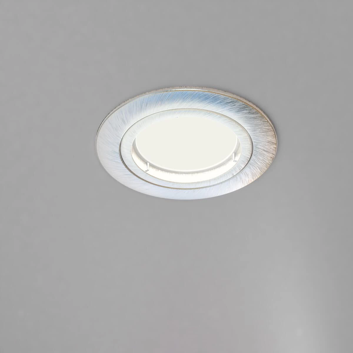 Pack Of 25 Fire Rated Fixed GU10 Downlights In A Brushed Chrome Finish 8 Pack Of 25 Fire Rated Fixed GU10 Downlights In A Brushed Chrome Finish - Image 8