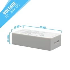 RGB Remote Control & Receiver Set - 4 Zone Control 9 RGB Remote Control & Receiver Set - 4 Zone Control -LED Downlights Store dimensions of rgb led controller module