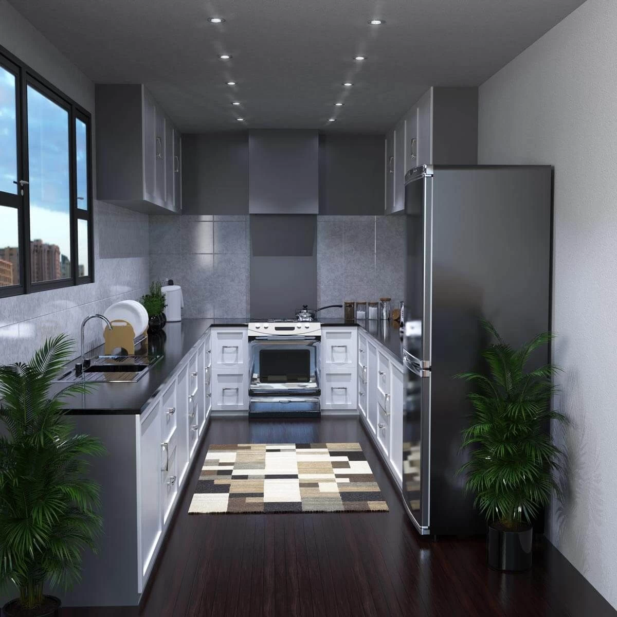 Pack Of 50 Recessed GU10 Spot Light In Brushed Chrome Finish 14 Pack Of 50 Recessed GU10 Spot Light In Brushed Chrome Finish - Image 14