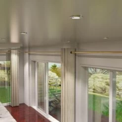 Pack Of 25 Recessed GU10 Spot Light In Brushed Chrome Finish -LED Downlights Store dl k sn bedroom compressed camera 2