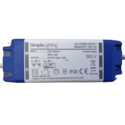 15w 12Vdc LED Power Converter With 6 Way Distributor -LED Downlights Store drv 15w 12v 2