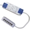 20w 12Vdc LED Power Converter With 6 Way Distributor