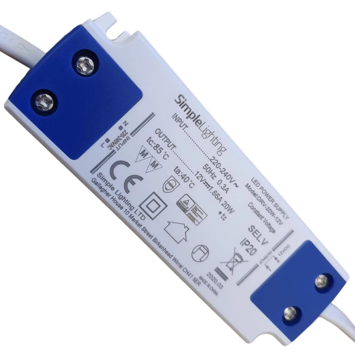 20w 12Vdc LED Power Converter With 6 Way Distributor 3 20w 12Vdc LED Power Converter With 6 Way Distributor - Image 3