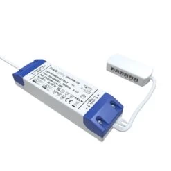 30w 12Vdc LED Power Converter With 6 Way Distributor -LED Downlights Store drv 30w 12v product blue angle 1.613 compressed