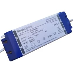 50 Watt LED Driver / Transformer With 6 Way Distributor -LED Downlights Store drv 50w 12v 3