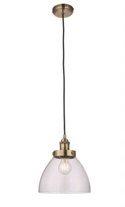Hansen E27 Pendant Light - Antique Brass